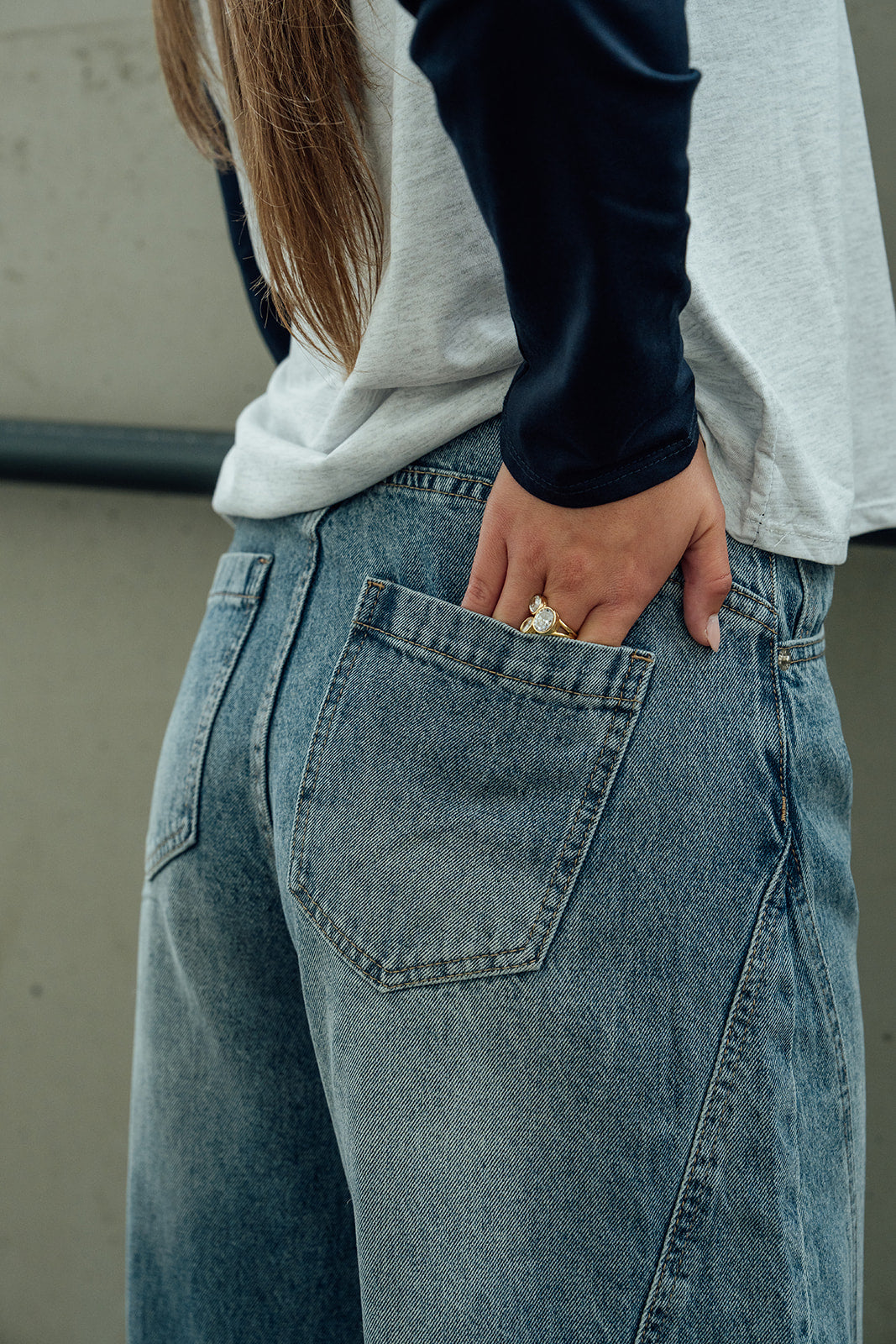 Jeans A3414 - Denim Blue