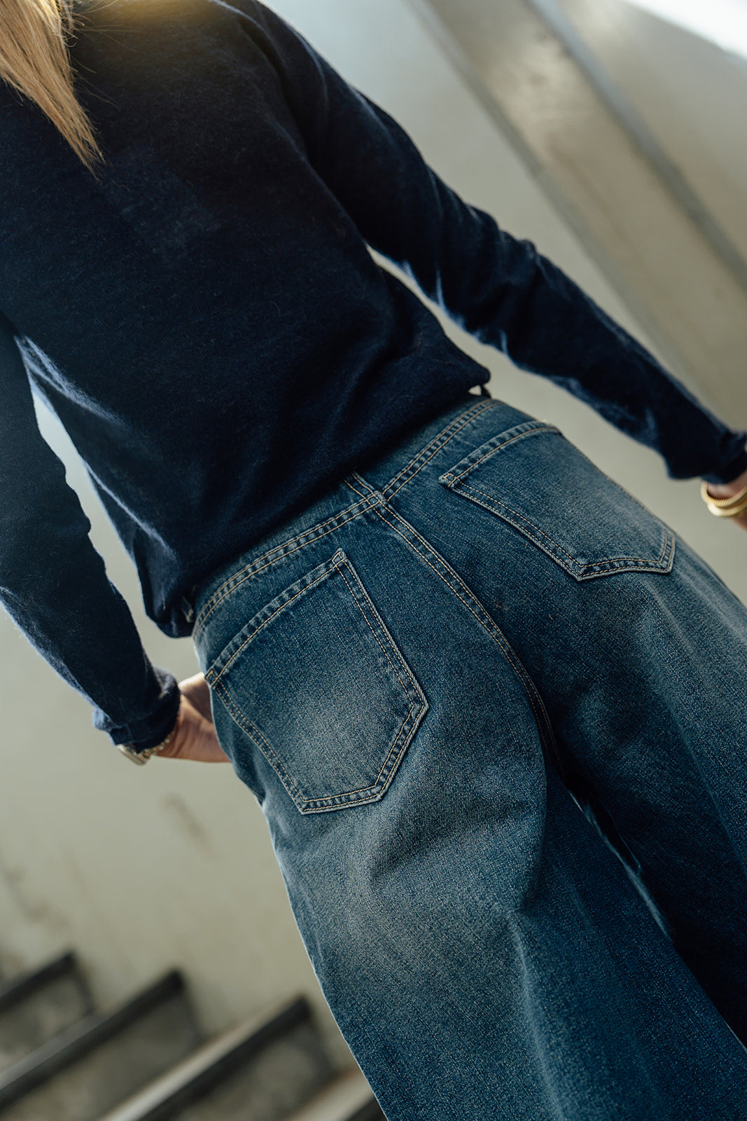 Knit Lio - Navy