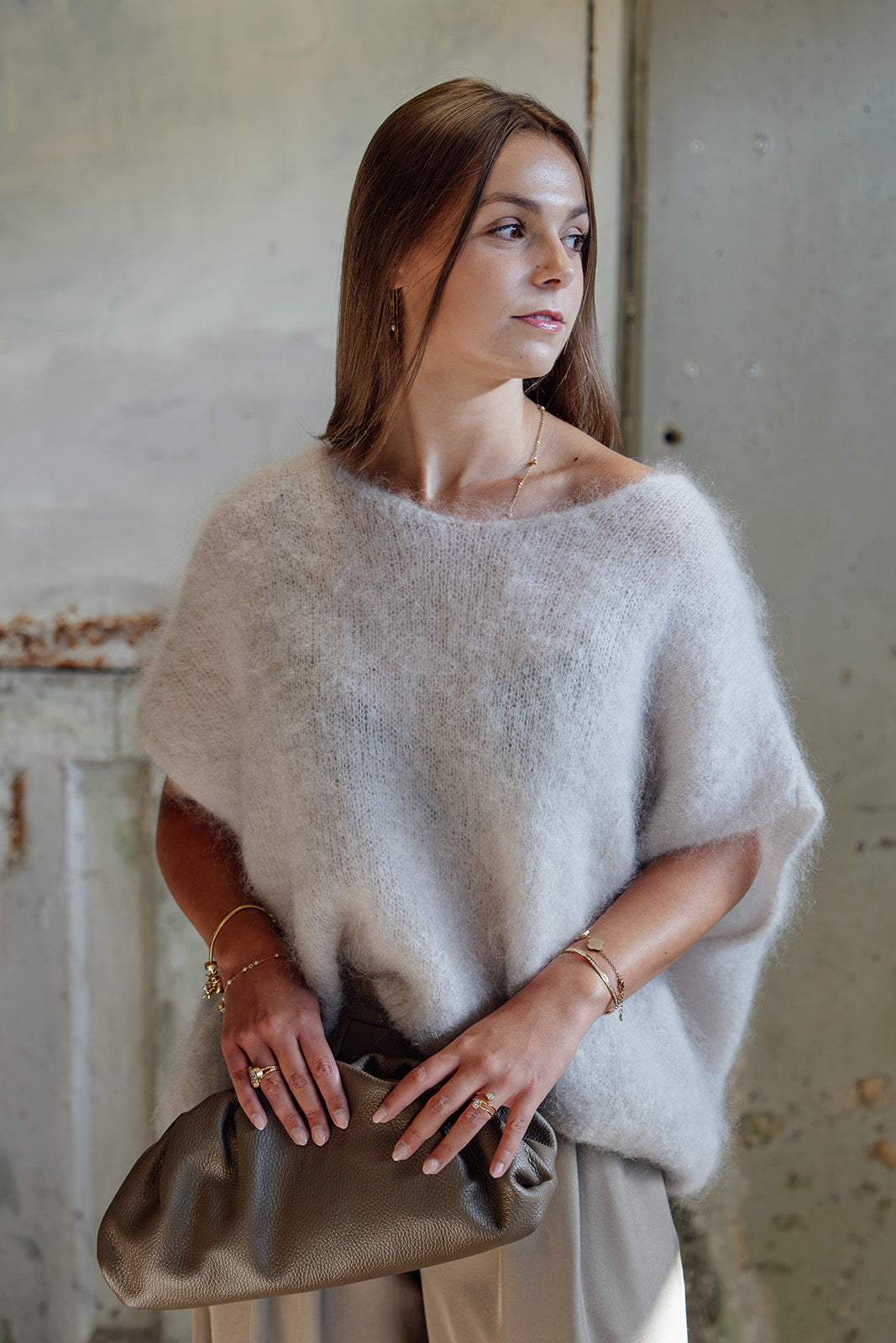 Knit Mohair Lena - Beige