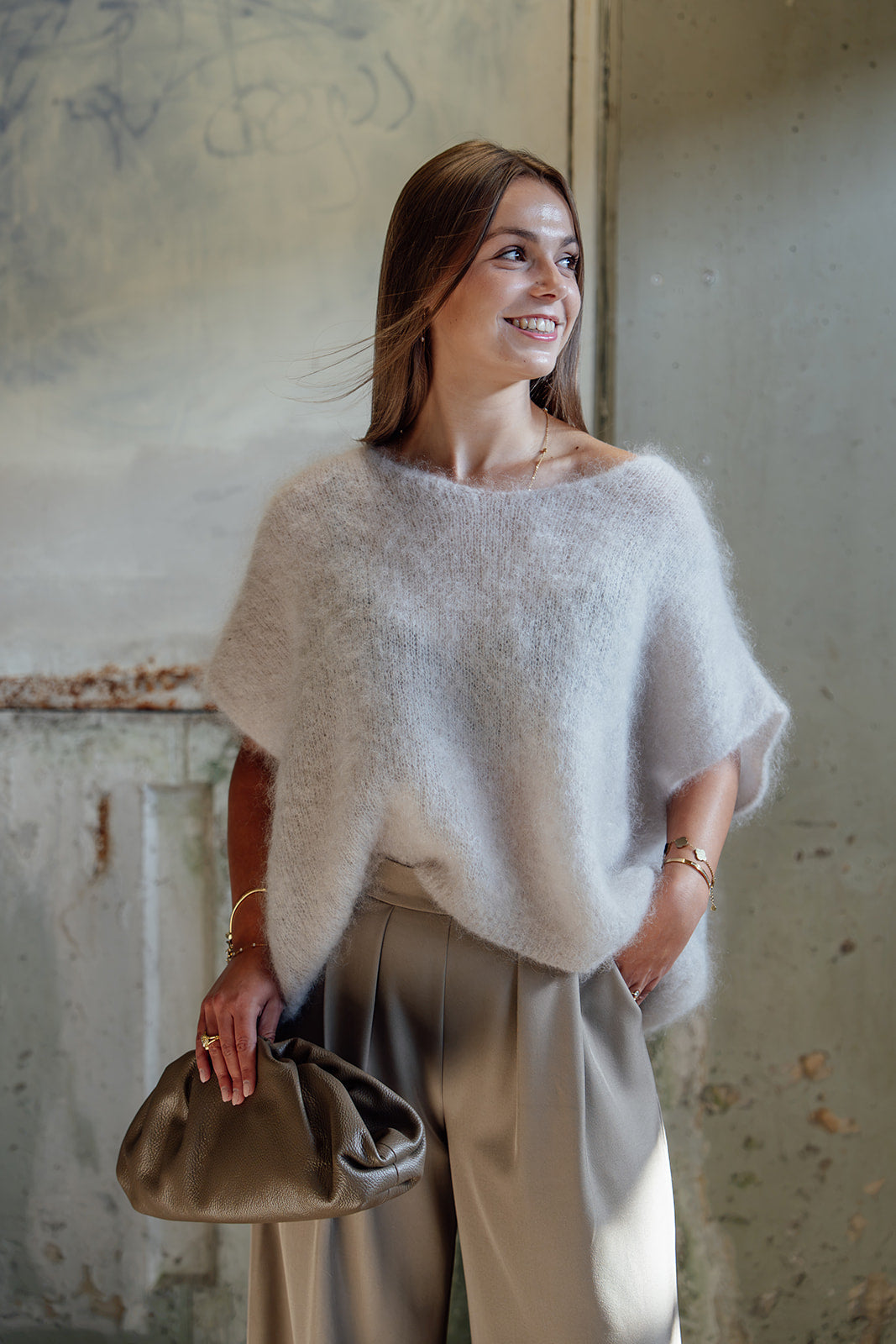 Knit Mohair Lena - Beige