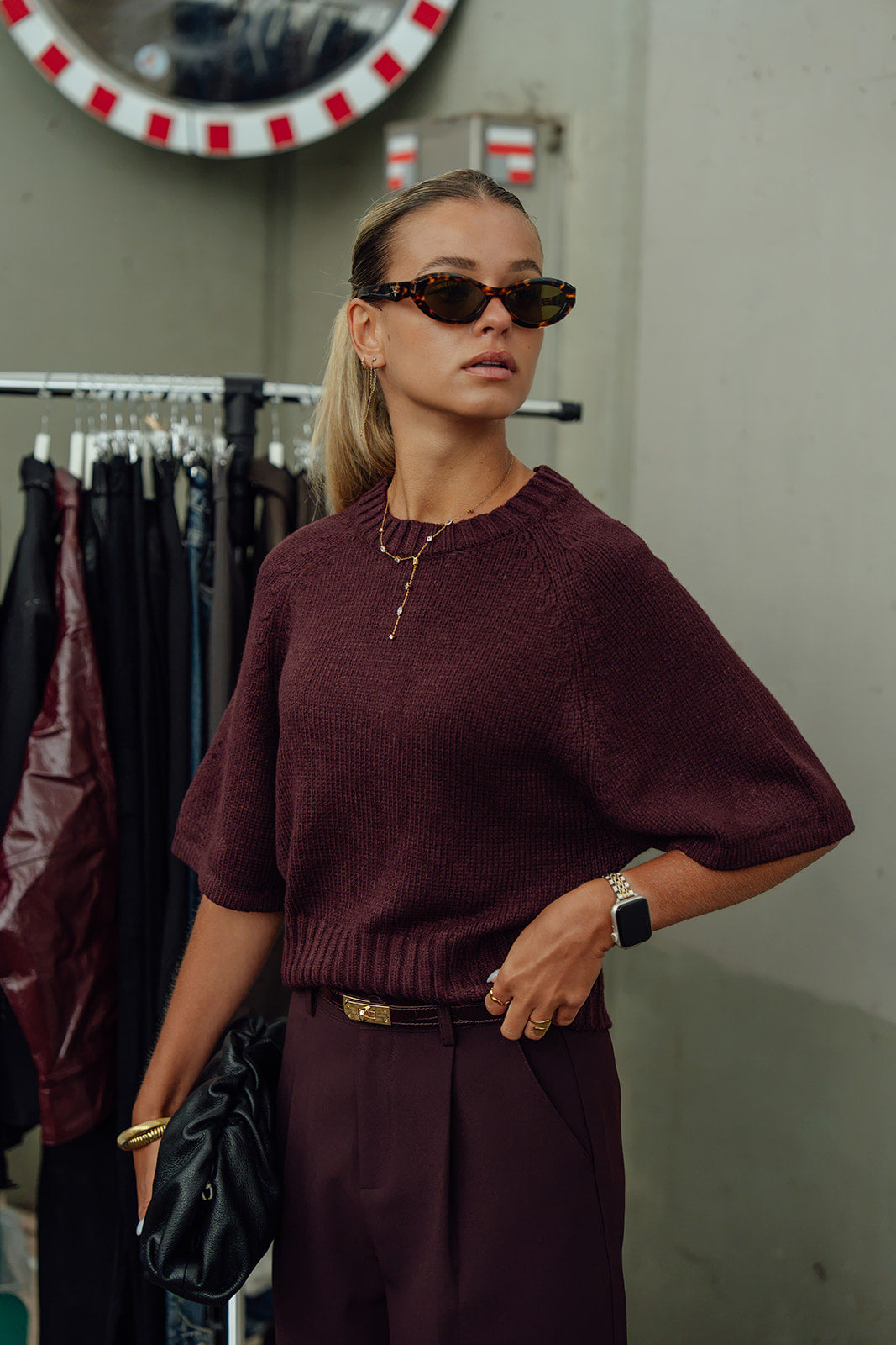 Knit Zia - Bordeaux